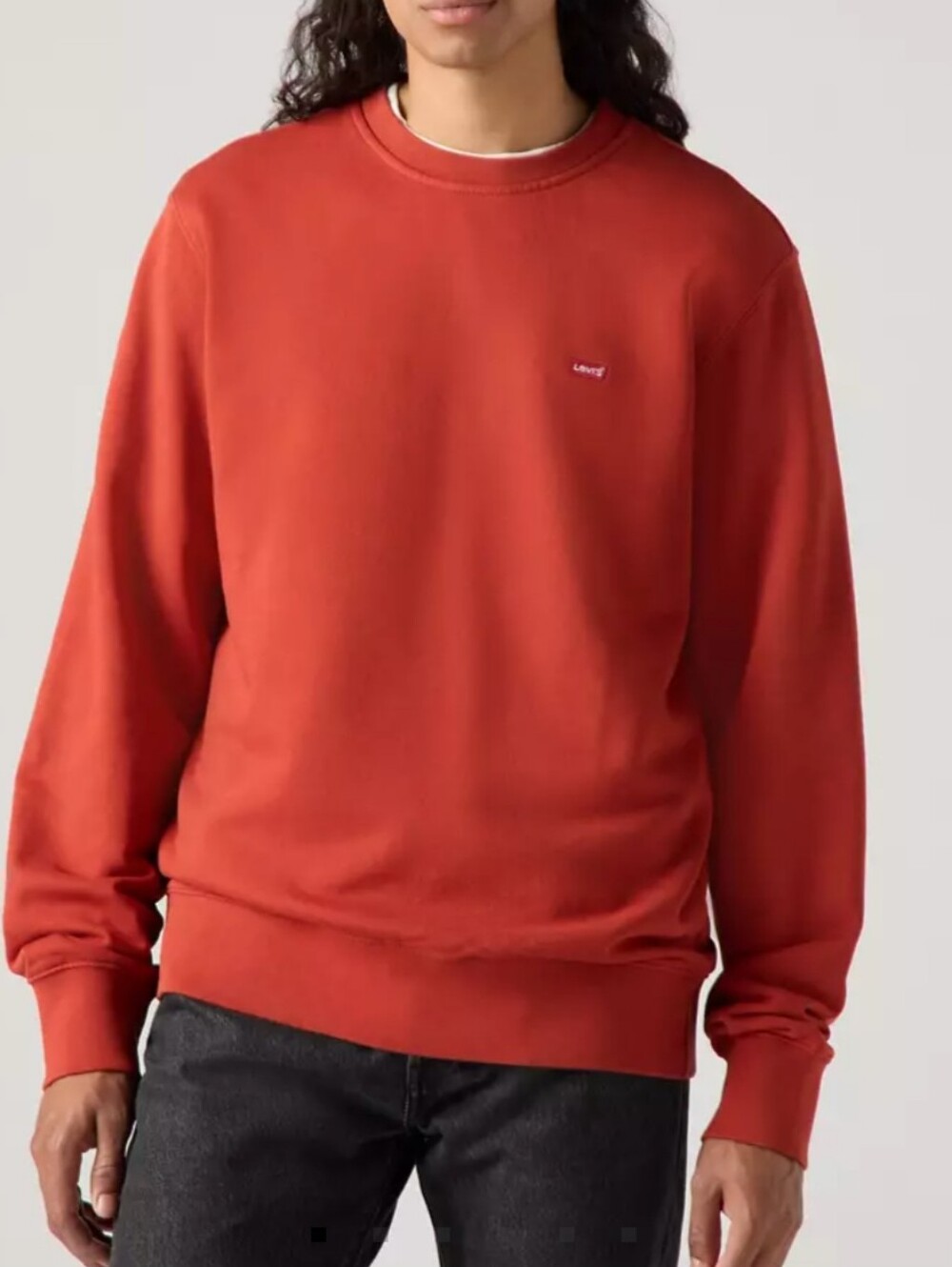 Levi's Men's Crewneck Sweatshirt - Burnt Orange
